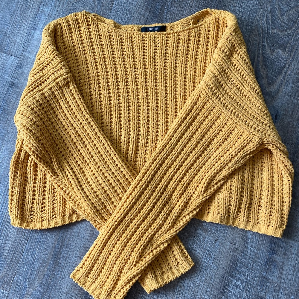 F21 Cropper Sweater